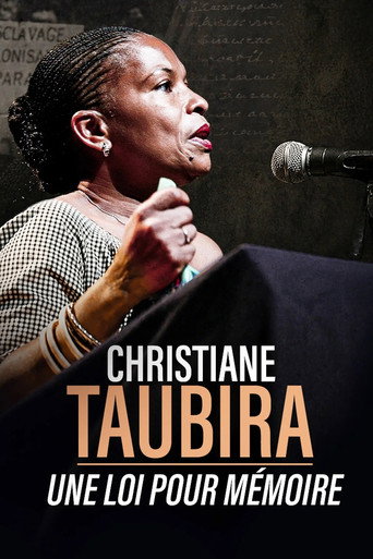 Póster de Christiane Taubira : une loi pour mémoire