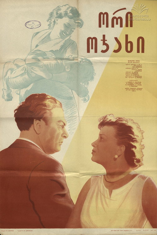 Póster de ორი ოჯახი
