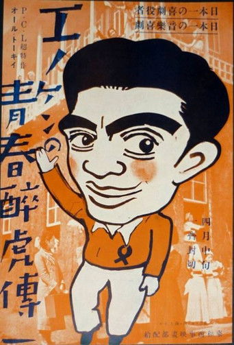 Póster de エノケンの青春酔虎伝