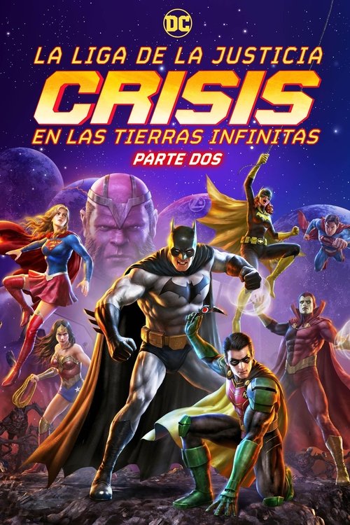 Póster de Liga de la Justicia: Crisis en Tierras Infinitas - Parte 2
