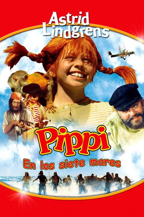 Póster de Pippi Långstrump på de sju haven