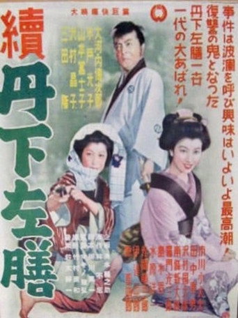Póster de 続・丹下左膳
