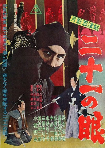 Póster de 月影忍法帖　二十一の眼