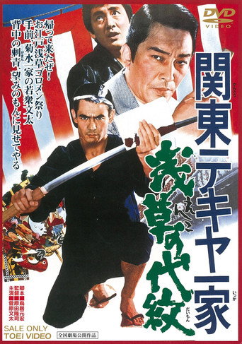 Póster de 関東テキヤ一家 浅草の代紋