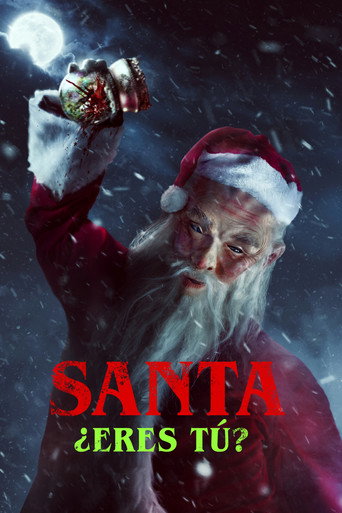 Póster de Papá Noel no es real