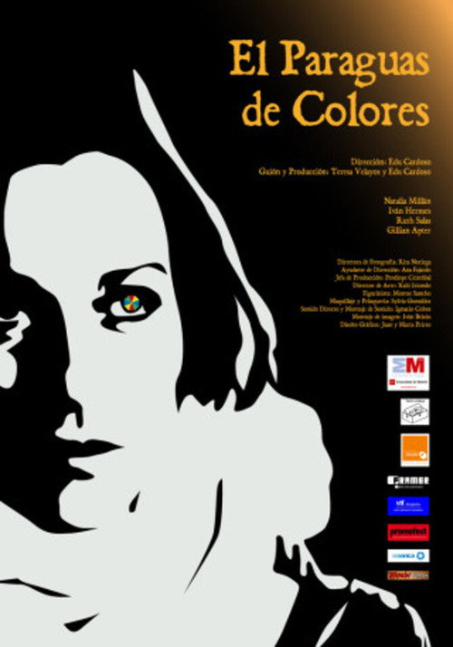 Póster de El paraguas de colores