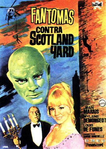 Póster de Fantômas contre Scotland Yard