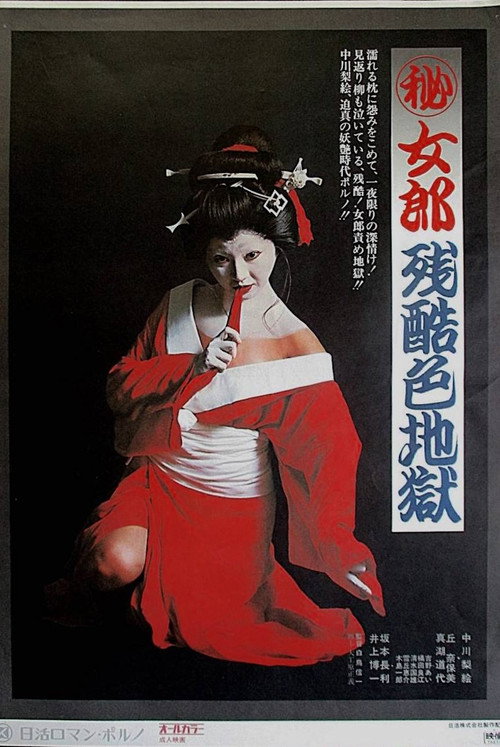 Póster de (秘)女郎残酷色地獄