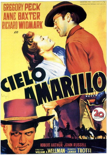 Póster de Cielo amarillo