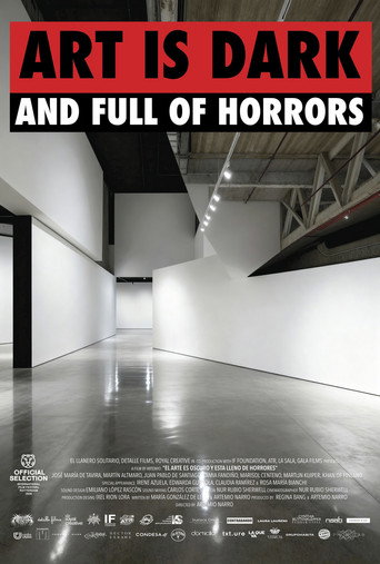 Póster de El arte es oscuro y está lleno de horrores