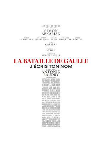 Póster de La Bataille de Gaulle : J’écris ton nom