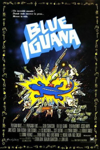 Póster de The Blue Iguana