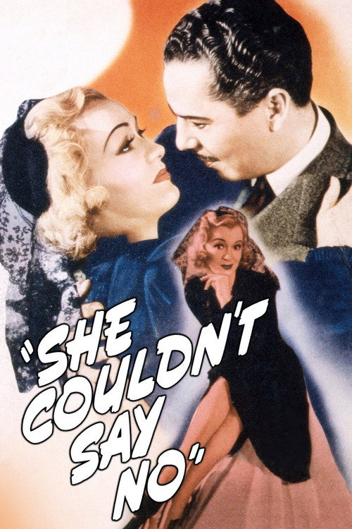 Póster de She Couldn't Say No