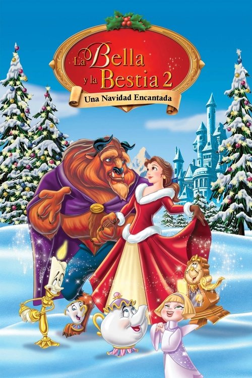 Póster de La bella y la bestia: Una Navidad encantada