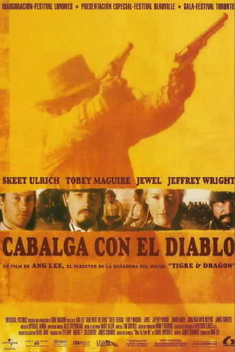 Póster de Cabalgando con el diablo