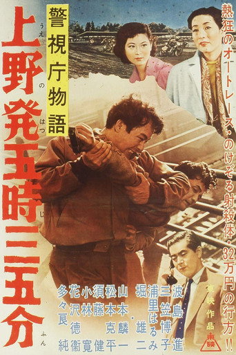 Póster de 警視庁物語　上野発五時三五分