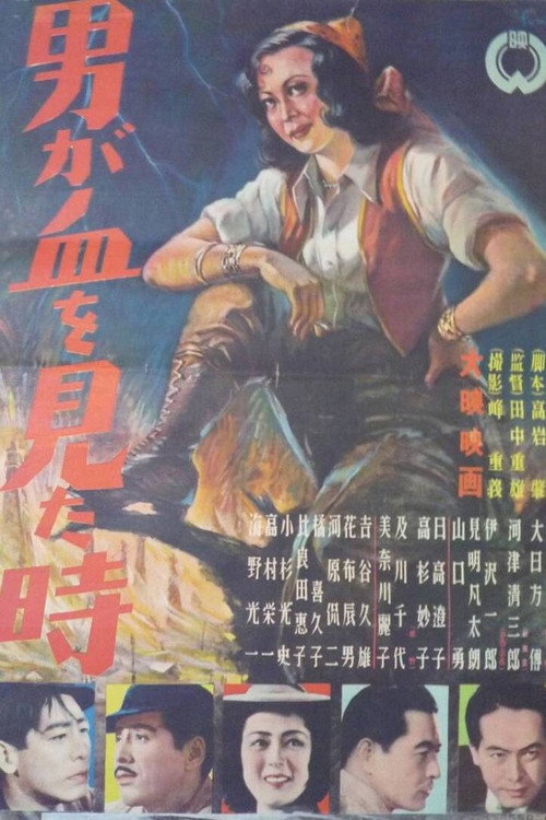 Póster de 男が血を見た時