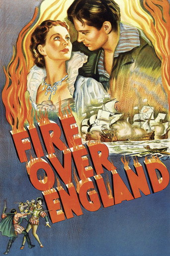 Póster de Fire Over England