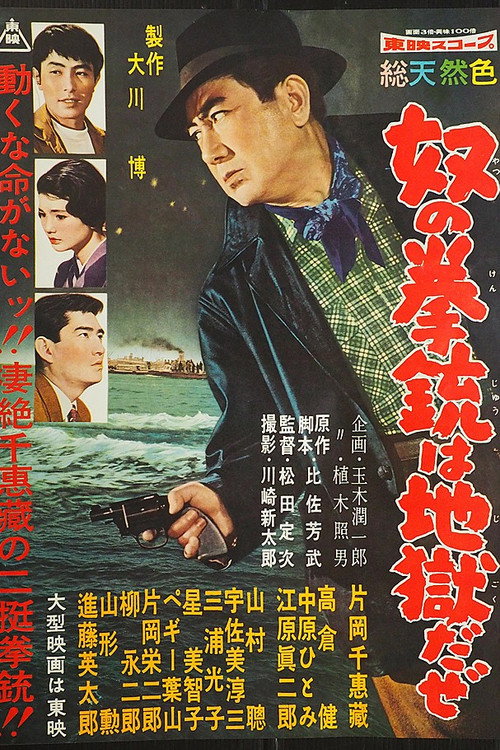 Póster de 奴の拳銃は地獄だぜ