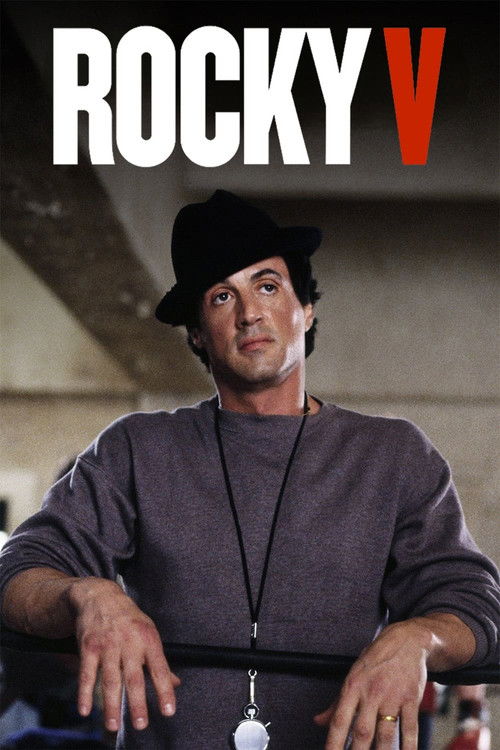 Póster de Rocky V