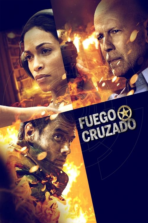 Póster de Fuego Cruzado