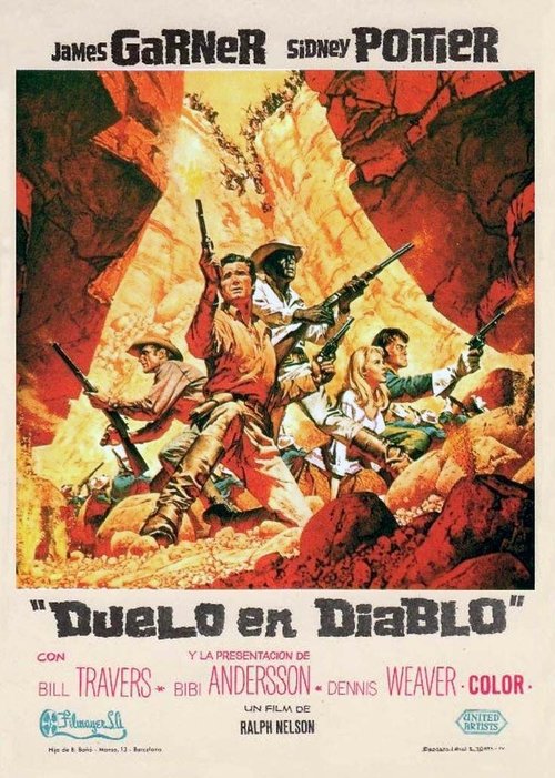 Póster de Duelo en el Cañón del diablo