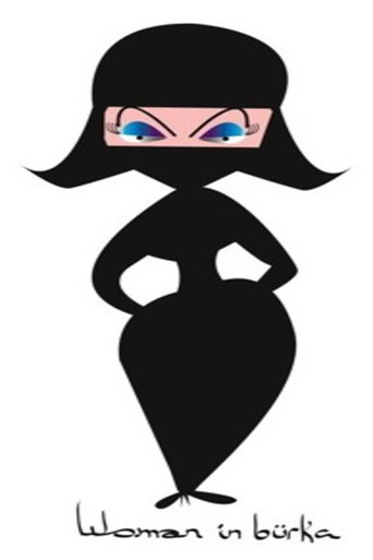 Póster de Woman In Burka