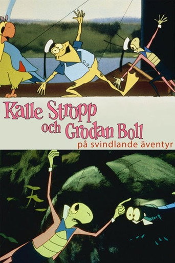 Póster de Kalle Stropp och Grodan Boll på svindlande äventyr