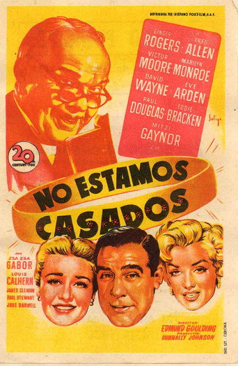 Póster de We're Not Married!