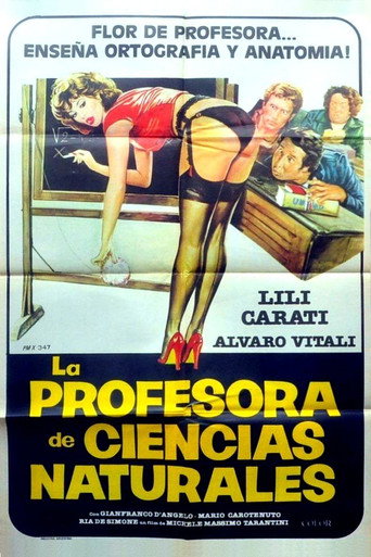 Póster de La professoressa di scienze naturali