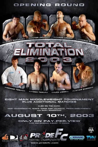 Póster de Pride Total Elimination 2003