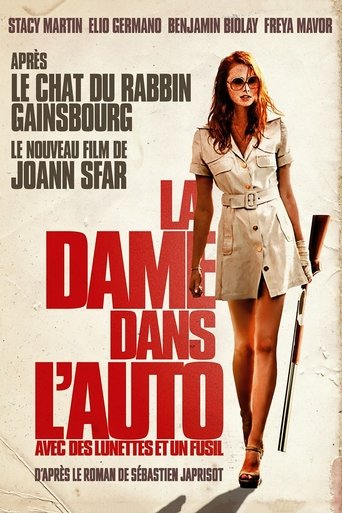 Póster de La Dame dans l'auto avec des lunettes et un fusil