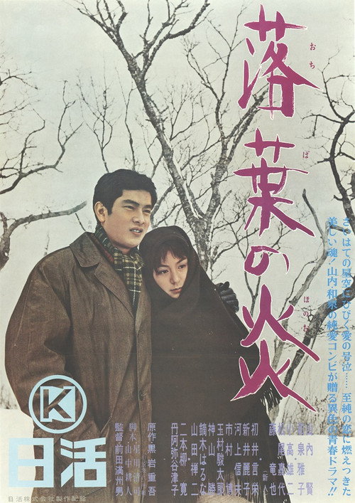 Póster de 落葉の炎