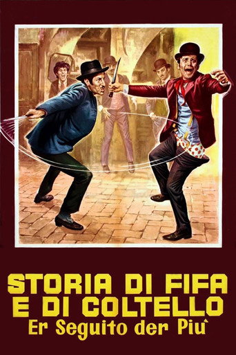 Póster de Storia di fifa e di coltello - Er seguito der più