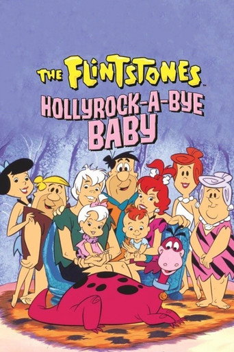 Póster de Los Picapiedra: A Hollyrock por un bebé