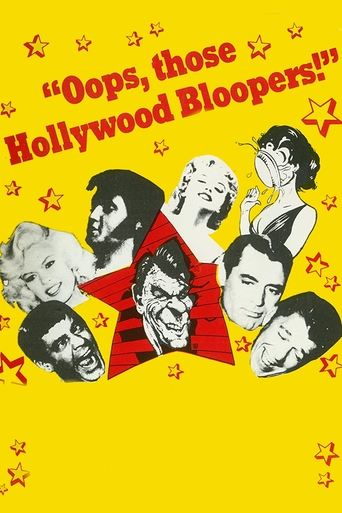 Póster de Oops, Those Hollywood Bloopers!