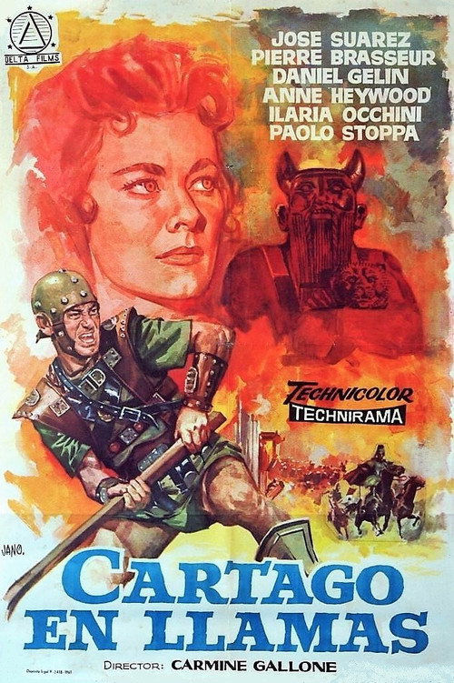 Póster de Cartagine in fiamme