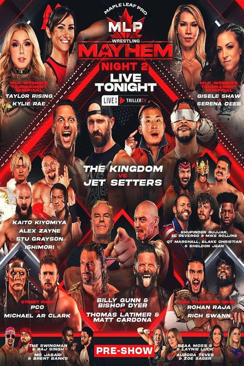 Póster de Maple Leaf Pro Wrestling - Mayhem Night 2