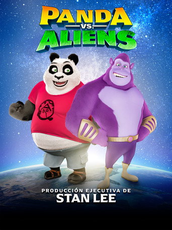 Póster de Panda vs. Aliens