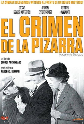 Póster de Murder on the Blackboard