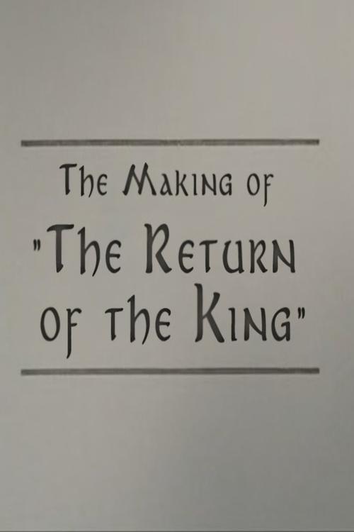 Póster de A Filmmaker's Journey: Making 'The Return of the King'