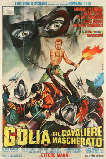 Póster de Golia e il cavaliere mascherato