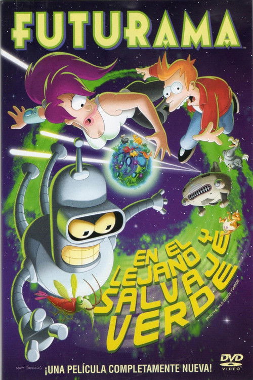 Póster de Futurama: En el lejano y salvaje verde