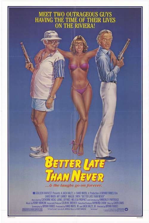 Póster de Better Late Than Never
