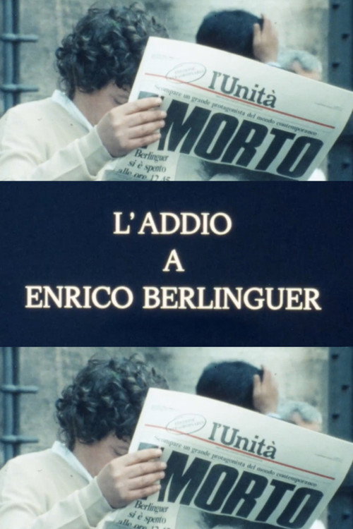 Póster de L'addio a Enrico Berlinguer