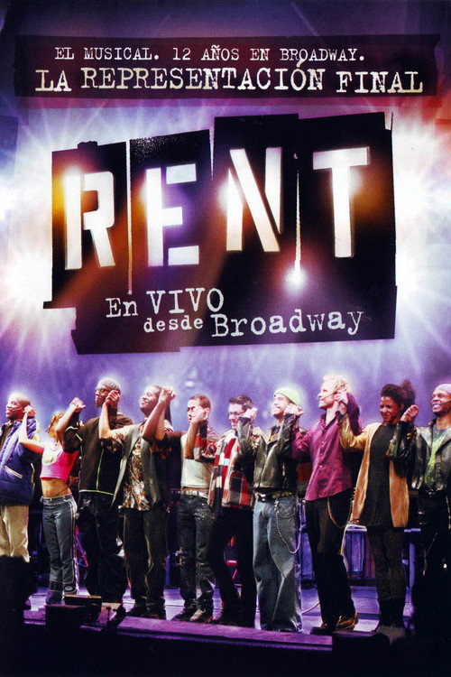 Póster de Rent: Filmed Live on Broadway