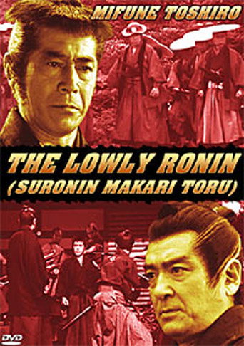 Póster de 素浪人罷り通る