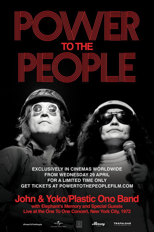 Póster de Power to the People: John & Yoko Live in NYC