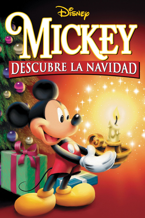 Póster de Mickey celebra la Navidad