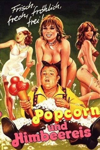 Póster de Popcorn und Himbeereis
